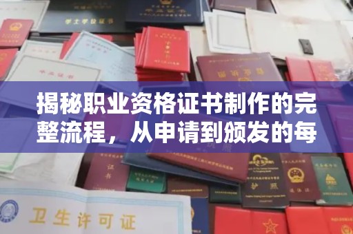 蒙山揭秘职业资格证书制作的完整流程，从申请到颁发的每一步